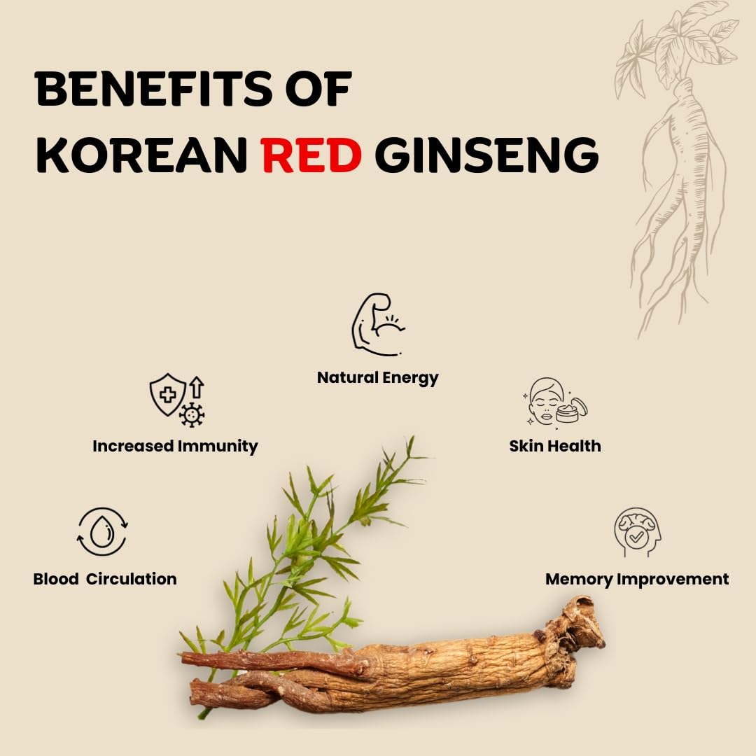 TAEGEUK SAGYE Deep Red Ginseng - The Lady: Embrace Your Vitality Softgel, 10 Count