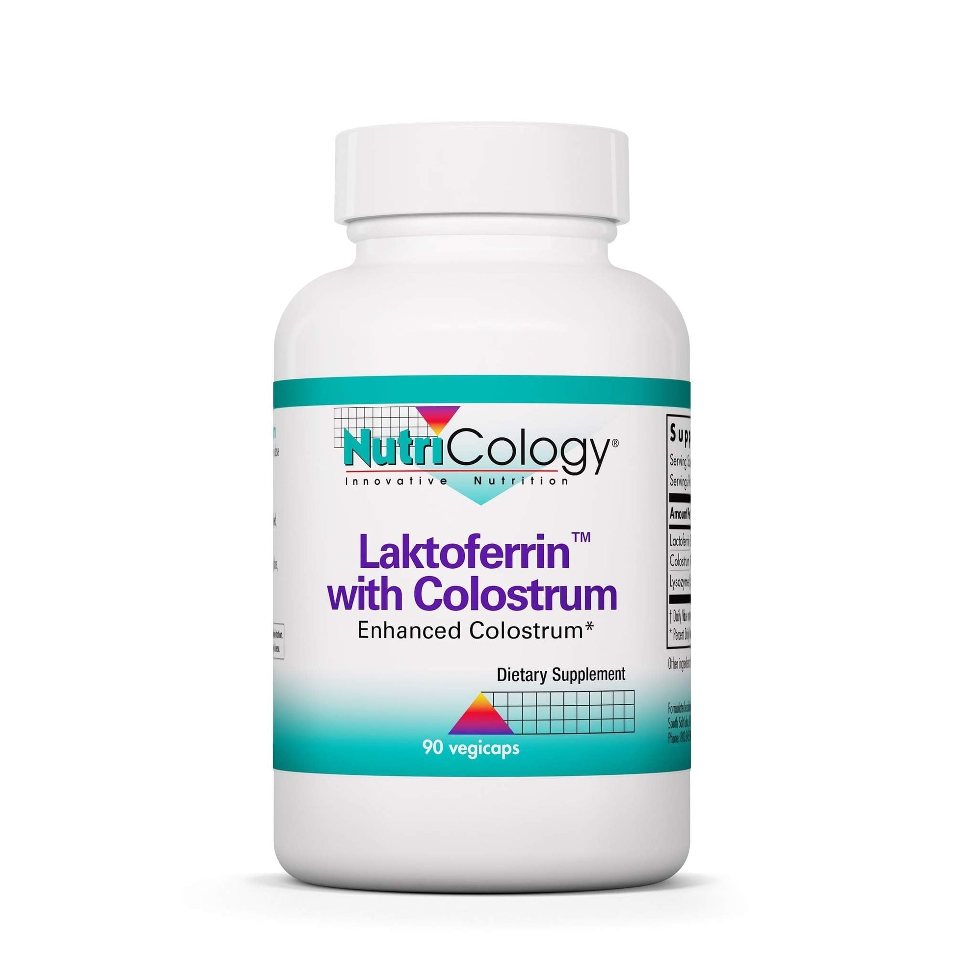 Allergy Research Group NutriCology Laktoferrin with Colostrum 90 Capsules