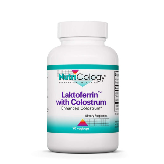 Allergy Research Group NutriCology Laktoferrin with Colostrum 90 Capsules