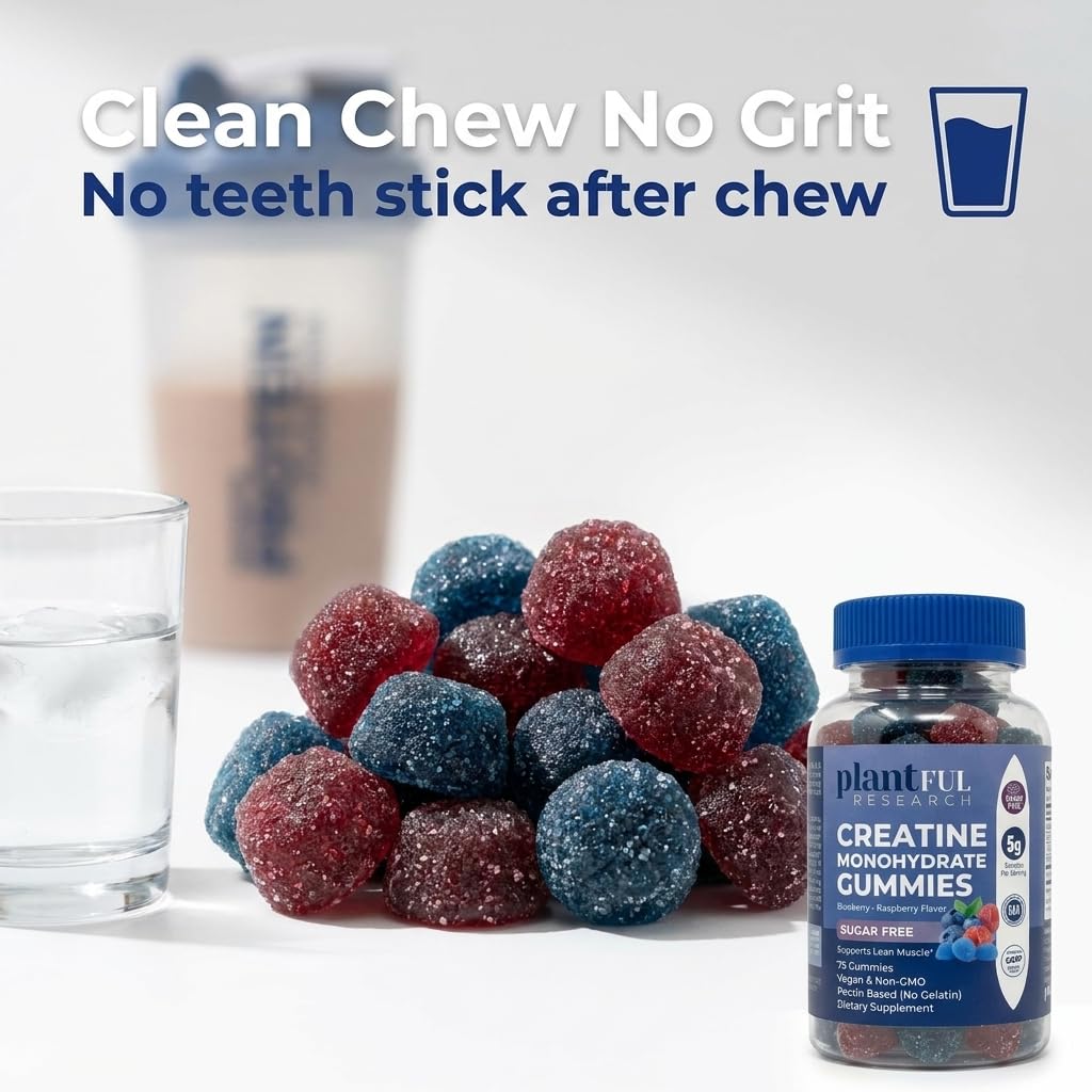 PLANTFUL RESEARCH Creatine Monohydrate Gummies 75