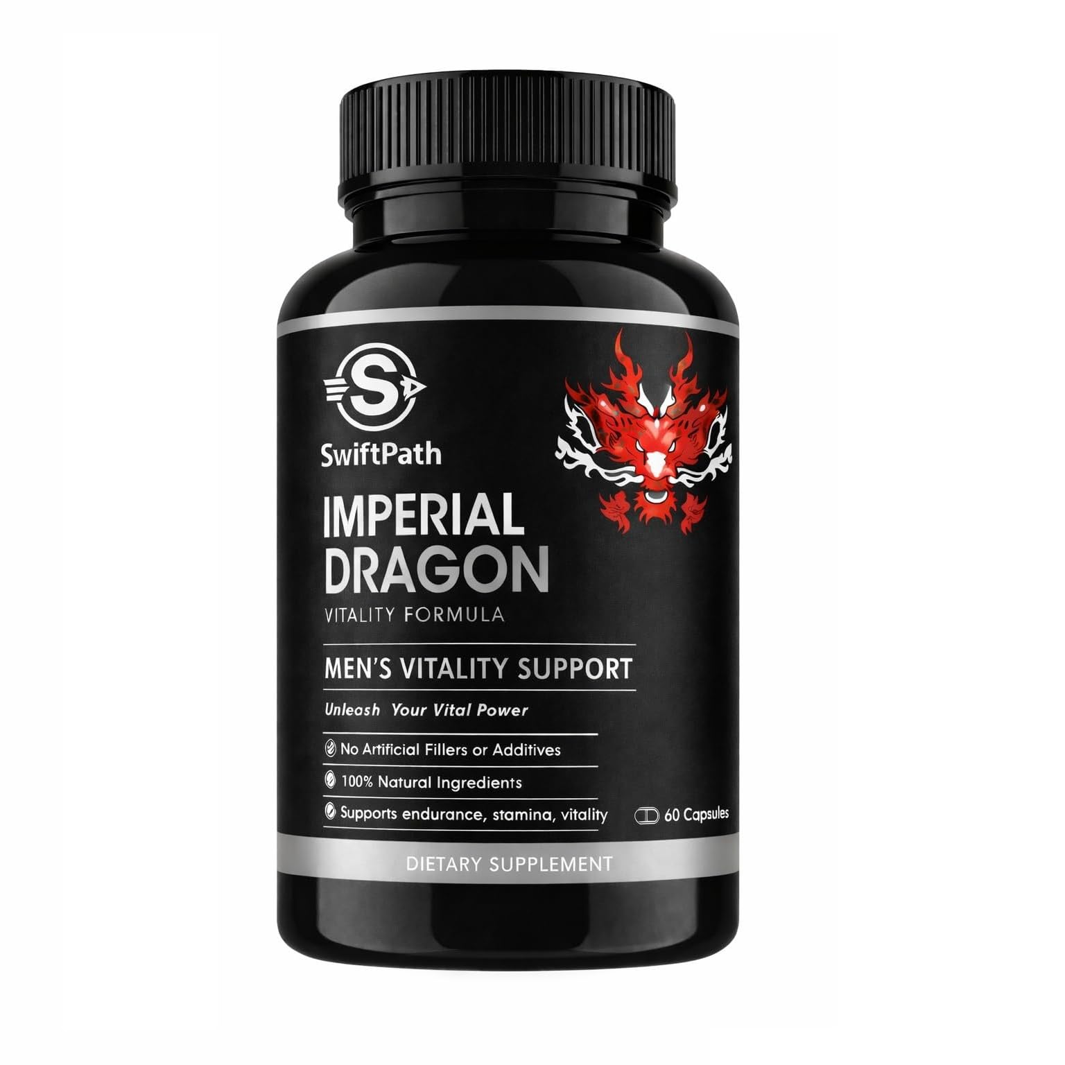 Swift Path Venture Imperial Dragon Daily Vitality Support for Men 60 Capsules