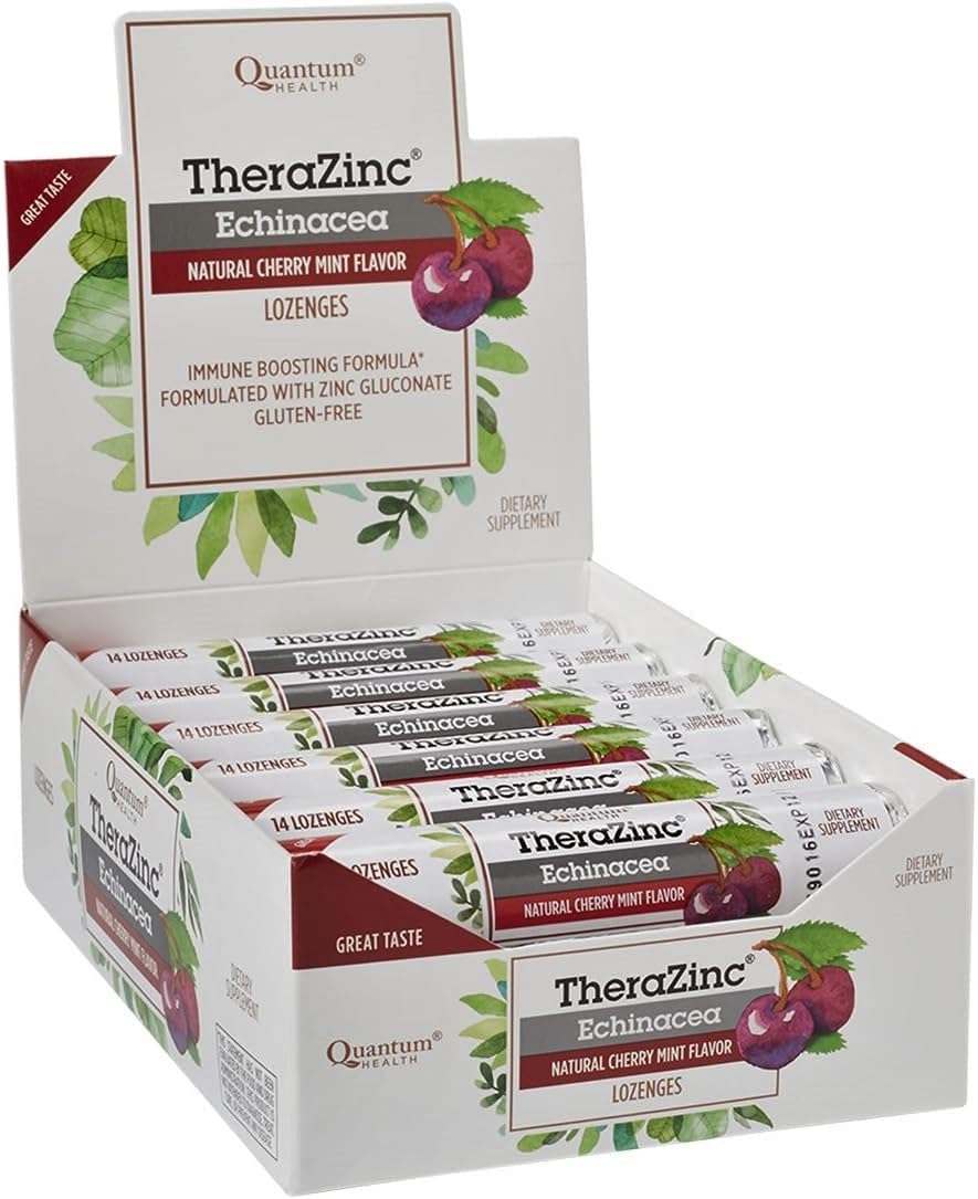 Quantum Research TheraZinc Echinacea Lozenges 12 Count