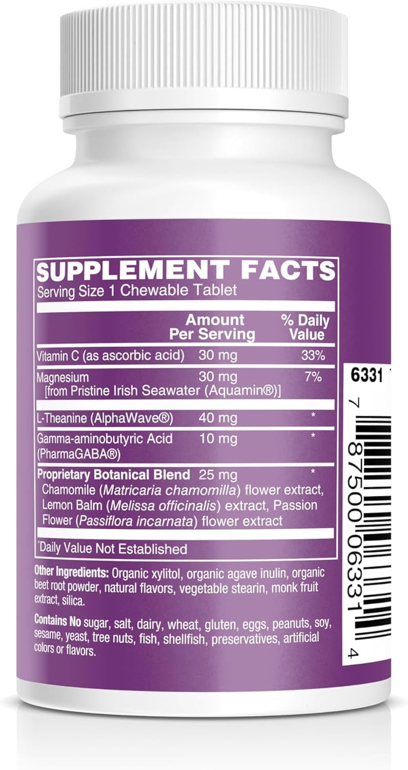 Vital Rise Kids Magnesium Chewables Chewable Tablets 60 Count