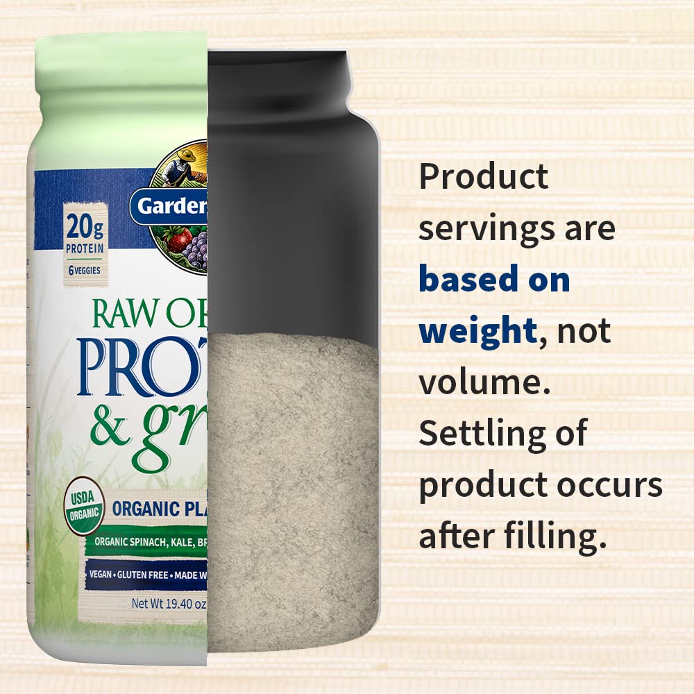 Garden of Life Raw Protein & Greens Vanilla Protein Powder 19.4 oz