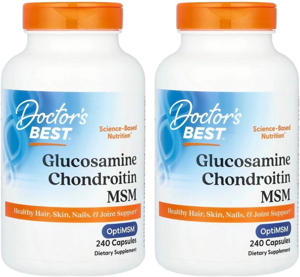 Doctor's Best Glucosamine Chondroitin MSM, 480 Capsules