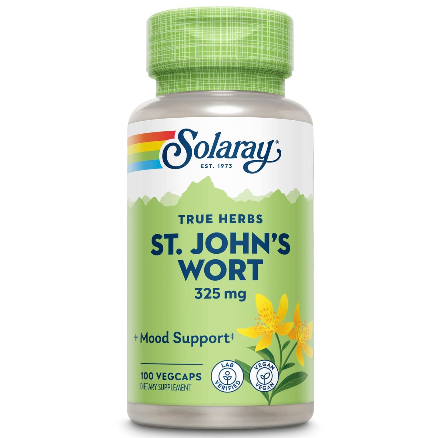 SOLARAY St Johns Wort 325 mg Whole Aerial Capsule 100