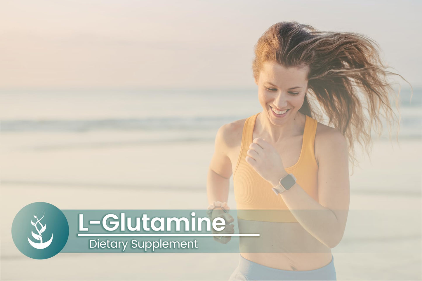 Pure Original Ingredients L-Glutamine Capsules 100 Capsules