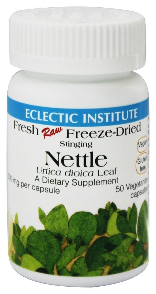 Eclectic Institute Nettle Leaf Capsules, 50 Count