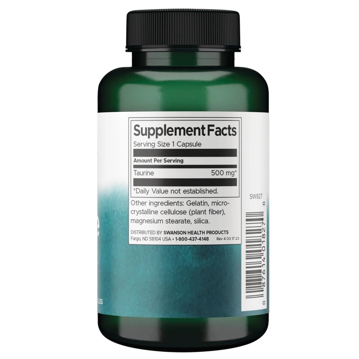 Swanson Taurine Capsule, 200 Capsules