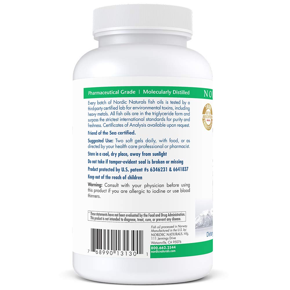 Nordic Naturals ProOmega CoQ10 Softgels 120