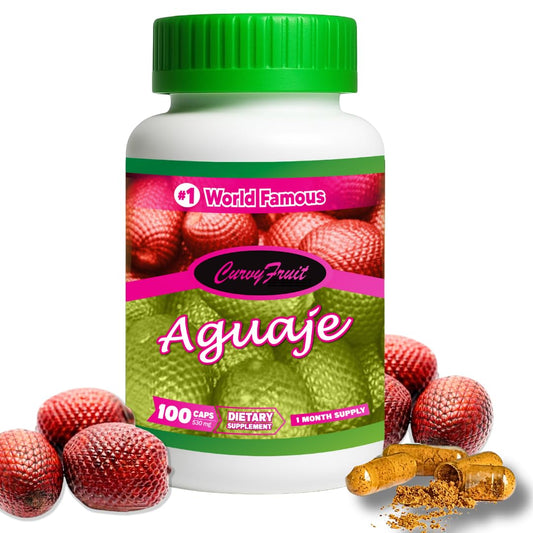 Curvy Fruit Aguaje Capsules for Women, 100 Count