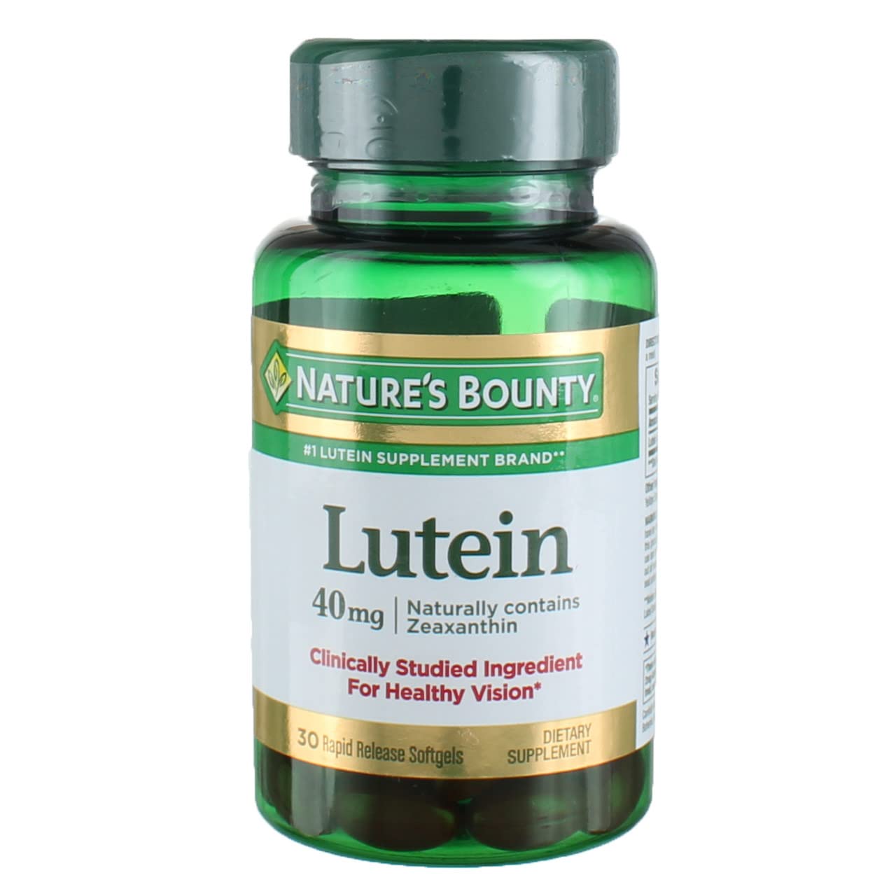 Nature's Bounty Lutein 40 mg Softgels, 360 Softgels