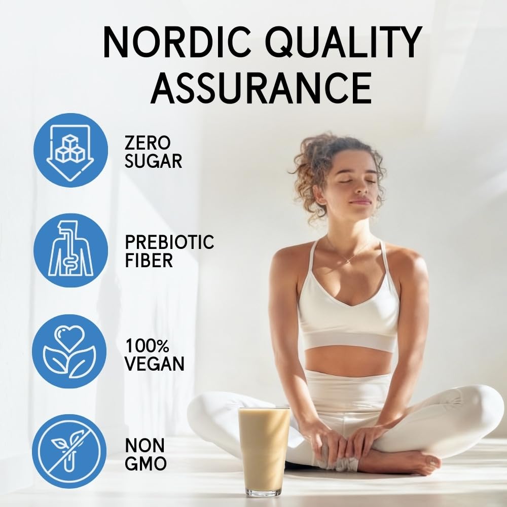 NØRSE CØDE Vanilla Plant-Based Barley Protein Powder, 21.28 oz
