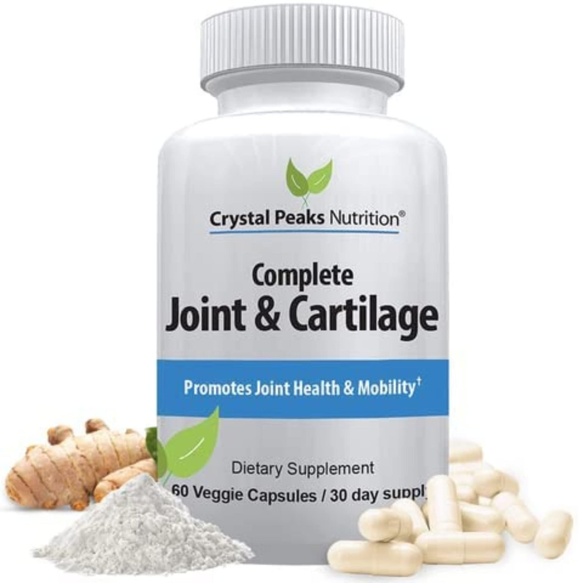Crystal Peaks Nutrition Joint Supplement with MAX Strength Turmeric Curcumin Capsules, 60 Count