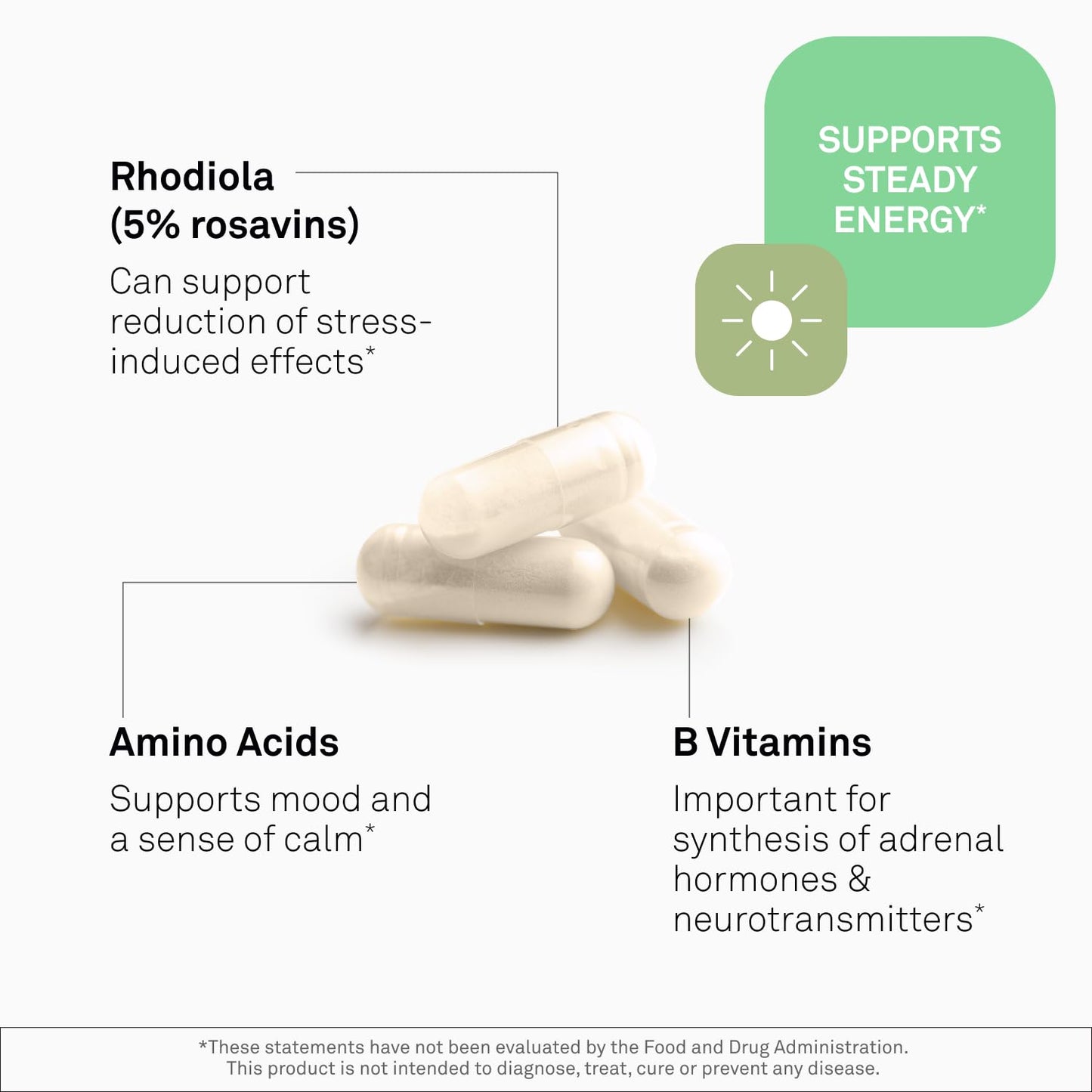 NeuroScience AdreCor Adrenal Support Capsules, 180 Count