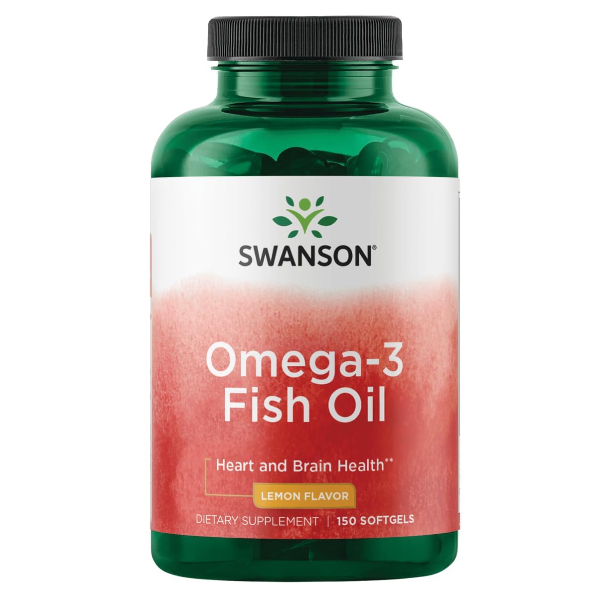 Swanson Omega-3 Fish Oil Heart, Brain, and Joint Support Softgels 150 Count