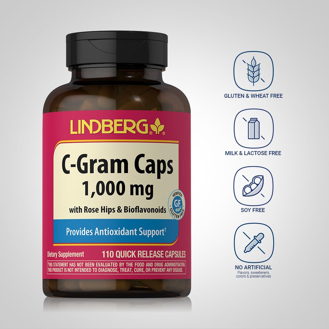 Piping Rock Vitamin C 1000mg 110 Capsules