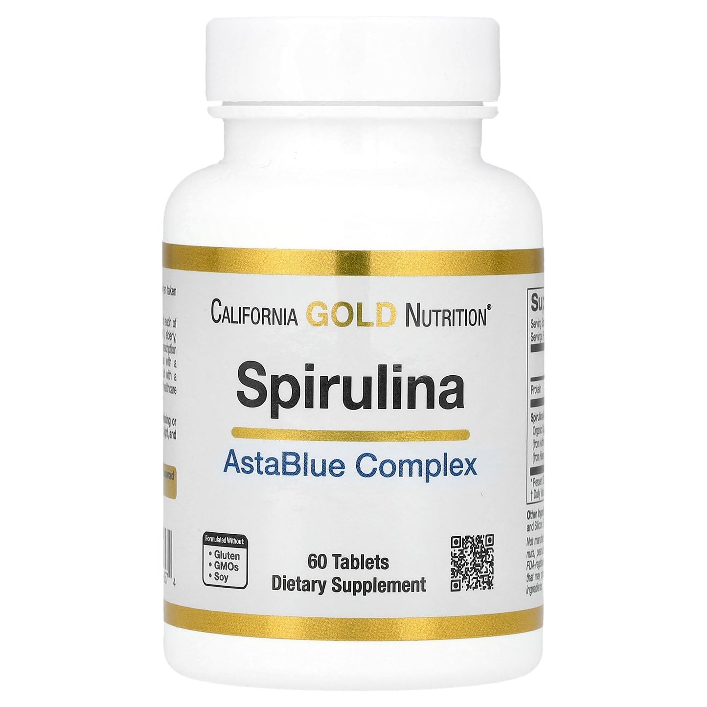 California Gold Nutrition Spirulina AstaBlue Complex, 60 Tablets