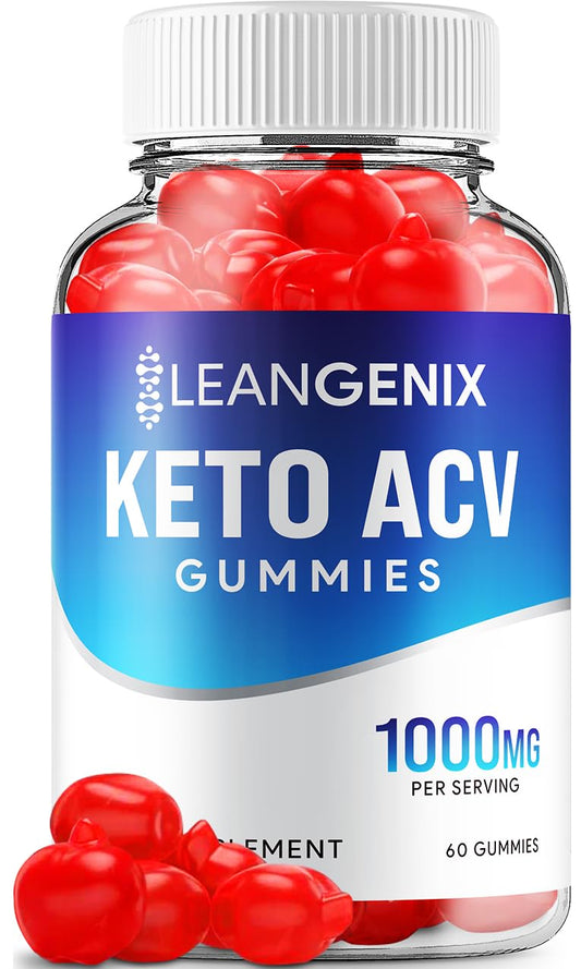 Indelo LeanGenix Keto ACV Gummies, 60 Count