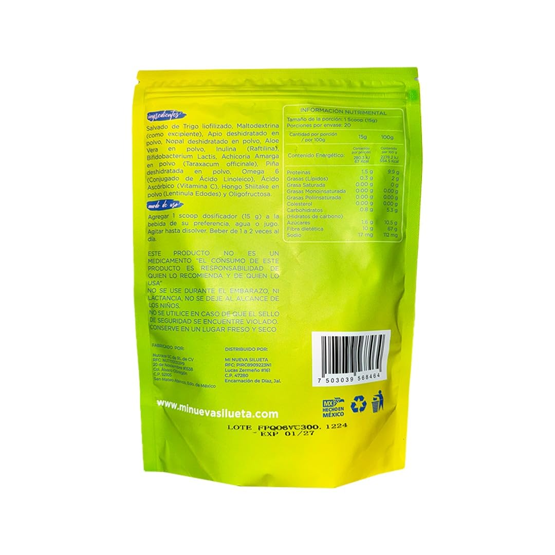 MI NUEVA SILUETA Fibra + probióticos + posbióticos Powder 300