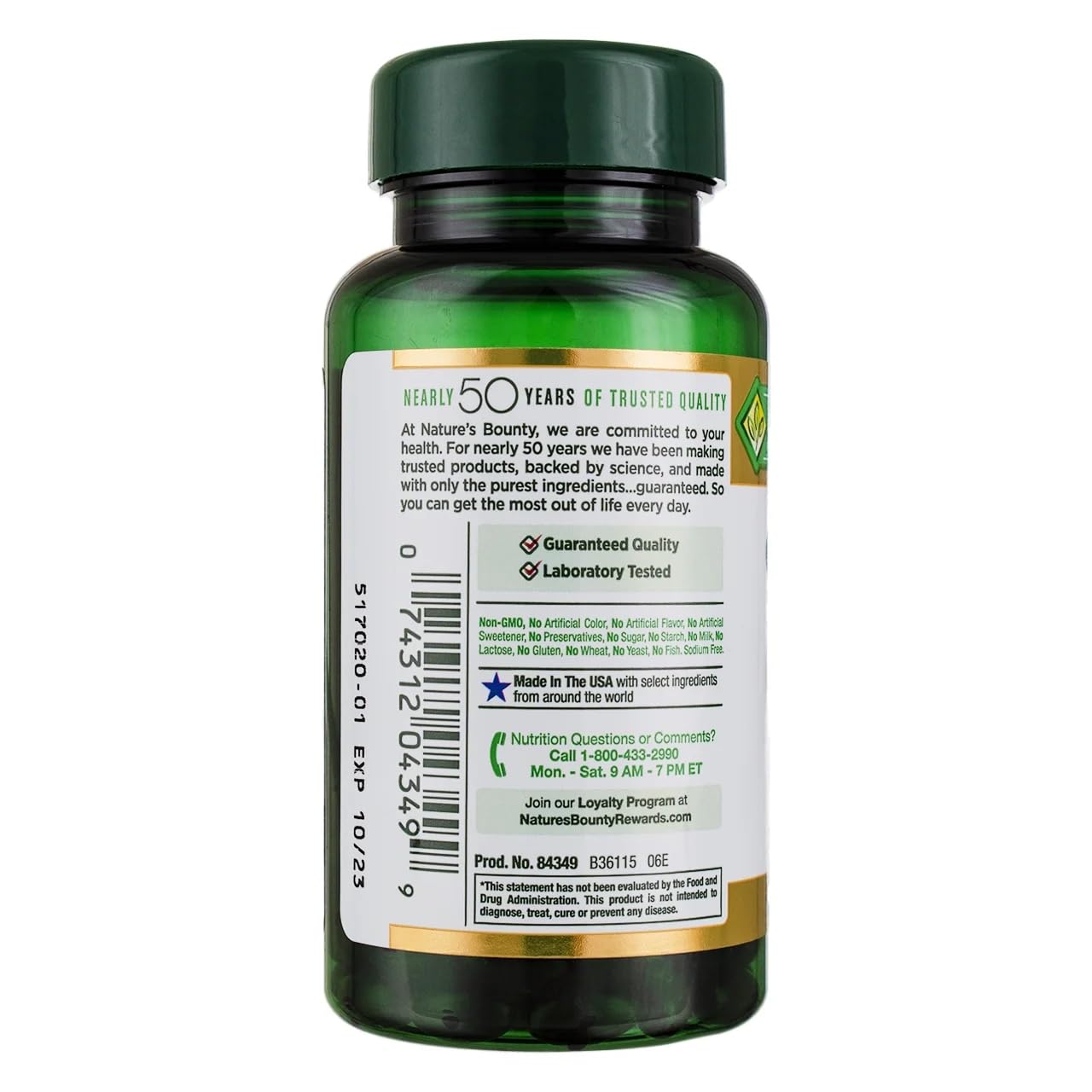Nature's Bounty Cranberry Softgels Plus Vitamin C 120 Softgels