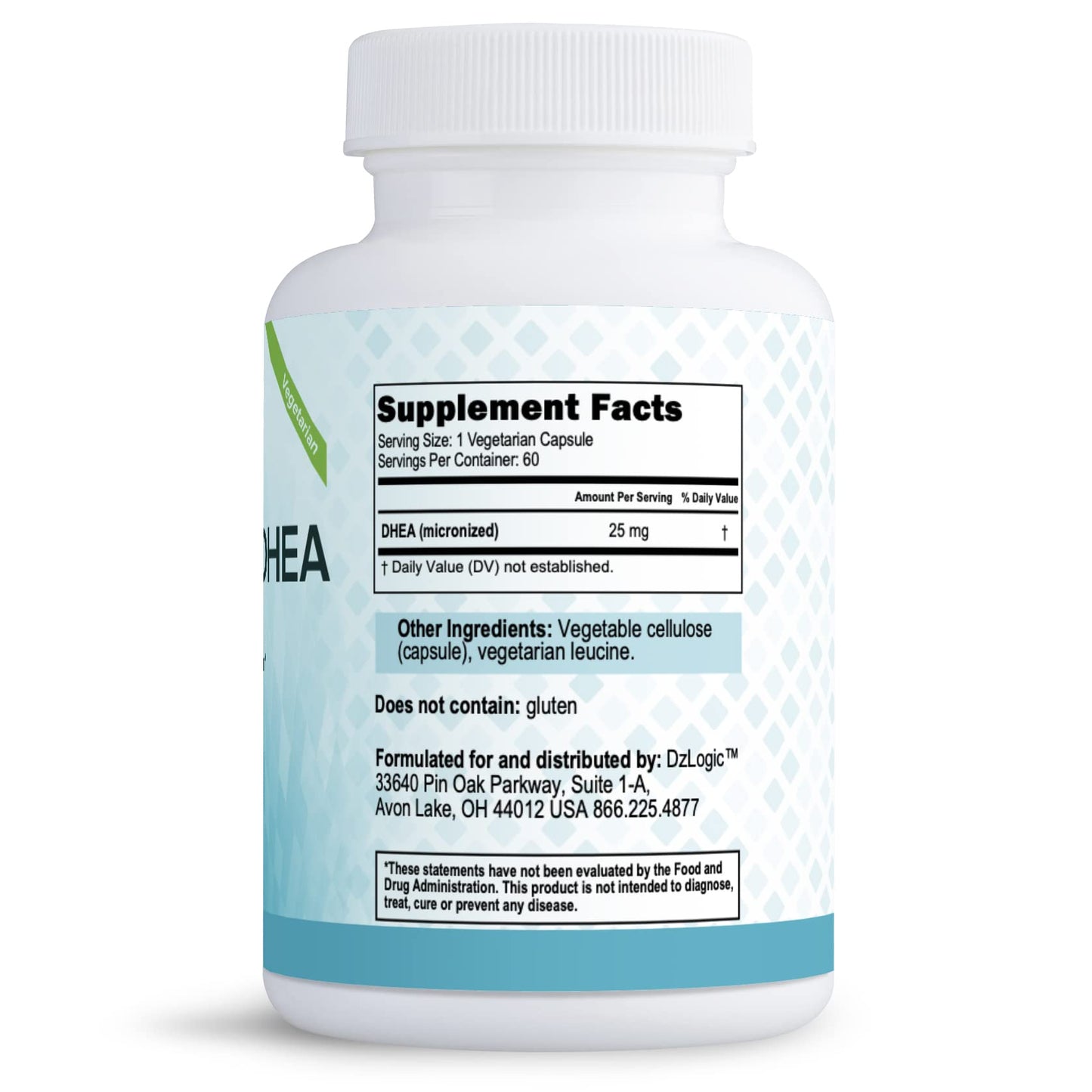 Dzugan PhysioLogic Dr. Dzugan's Advanced DHEA Formula 25mg Capsules, 60