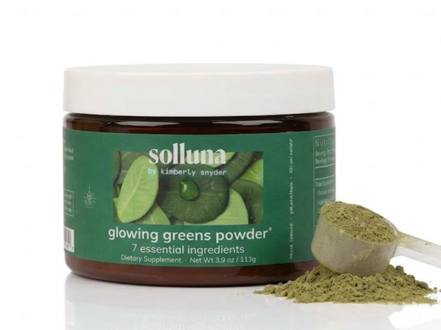 Solluna Glowing Greens Powder 3.9 oz