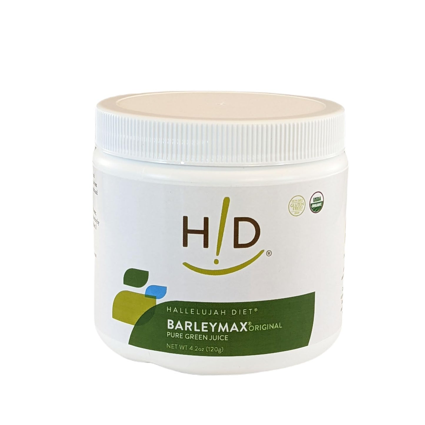 THE HALLELUJAH DIET Organic BarleyMax Barley and Alfalfa Grass Juice Powder, 4.2 oz