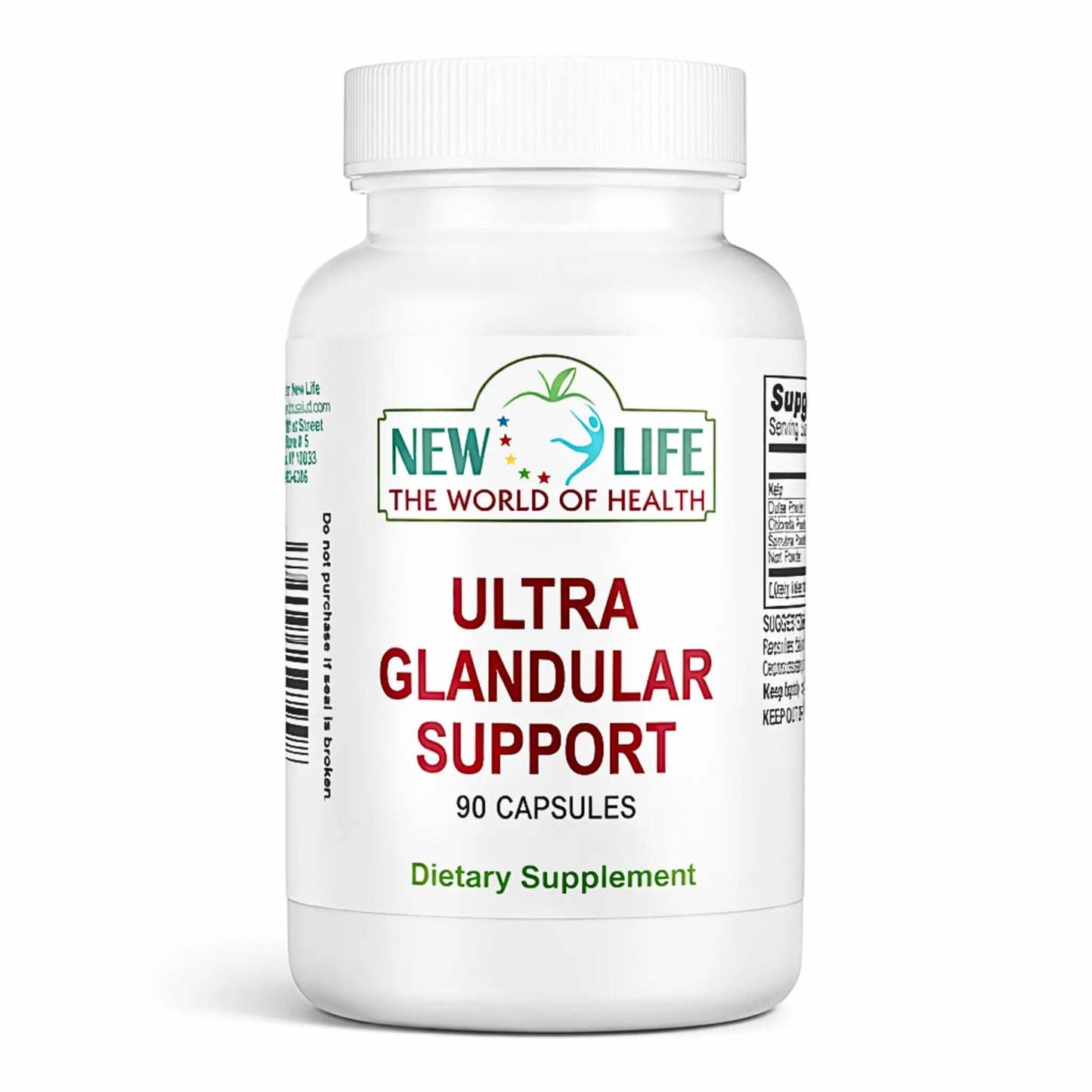 Manteniendo Tu Salud New Life Glandular Balance Support Thyroid Support 90 Capsules