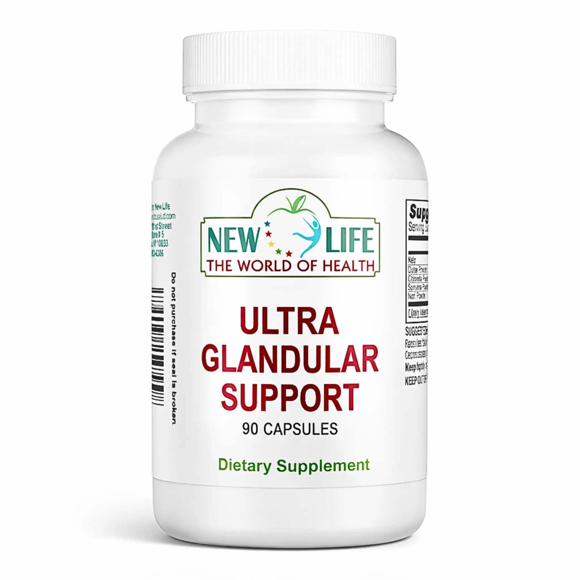 Manteniendo Tu Salud New Life Glandular Balance Support Thyroid Support 90 Capsules
