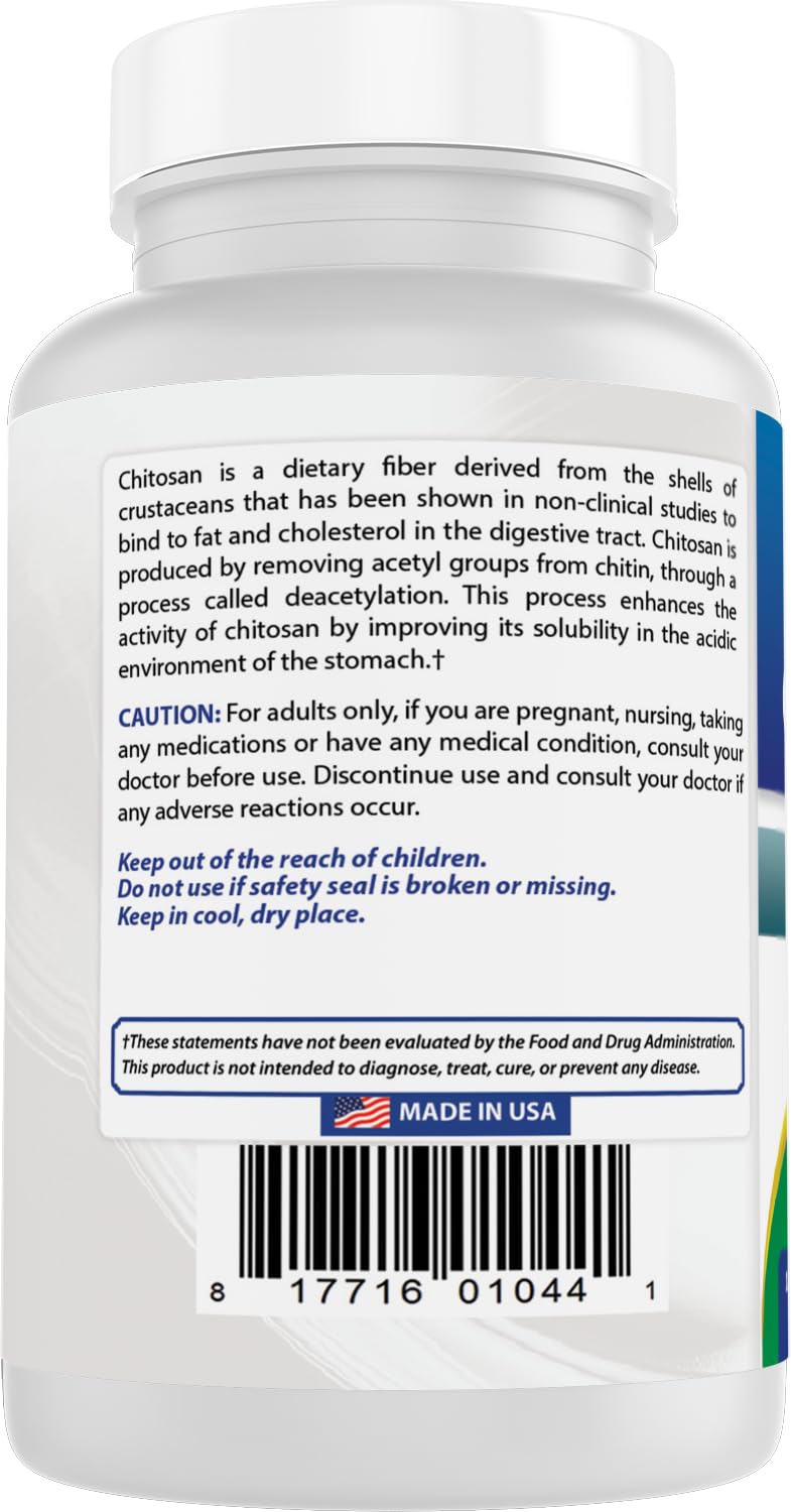 Best Naturals Chitosan 500 mg Tablets 120