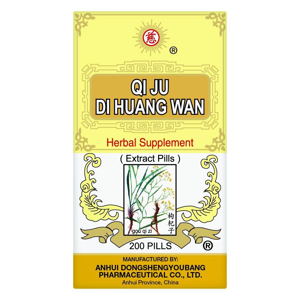 Solstice Medicine Qi Ju Di Huang Wan Herbal Supplement Capsules 200