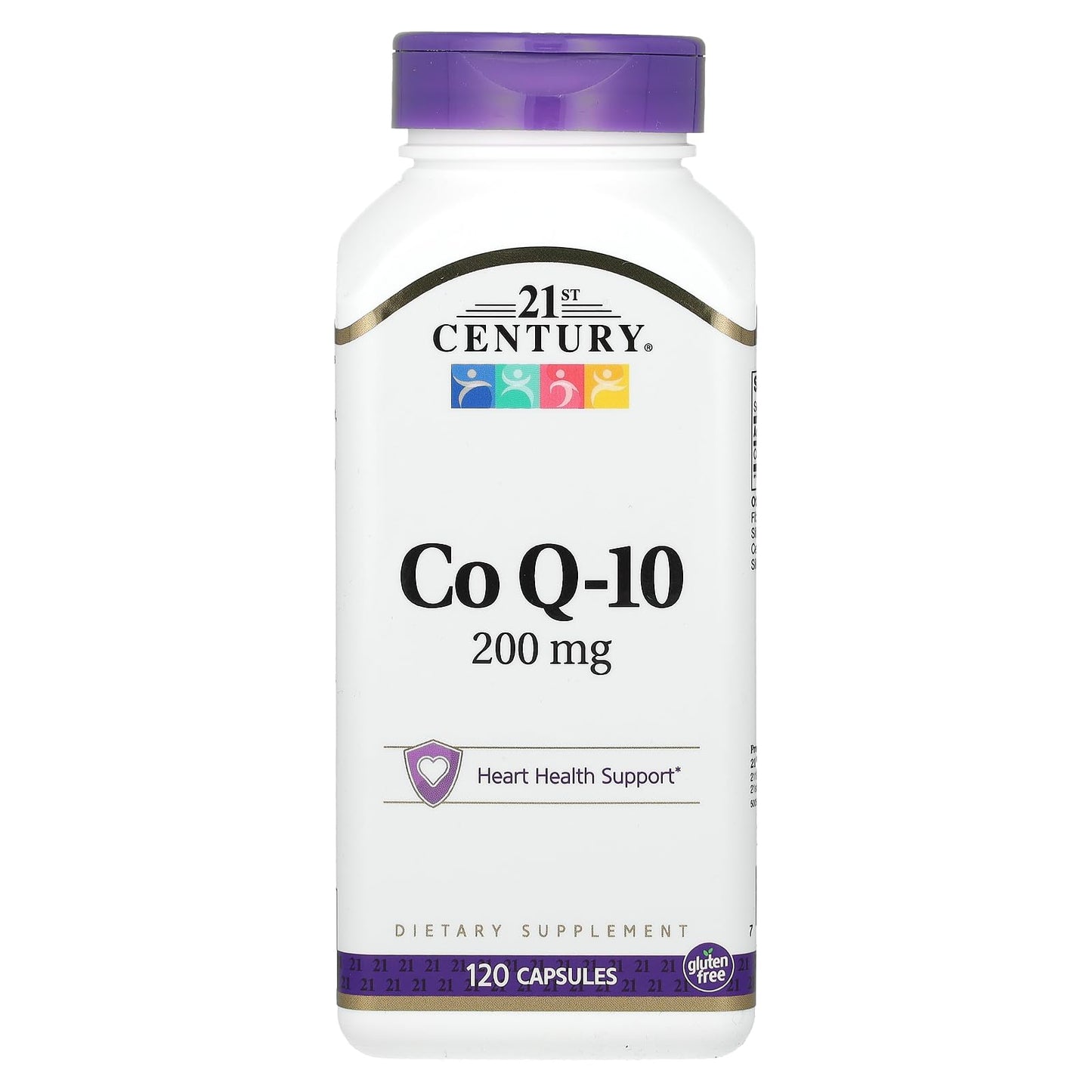 21st Century CoQ10 200mg, Heart & Antioxidant Support, 120 Capsules