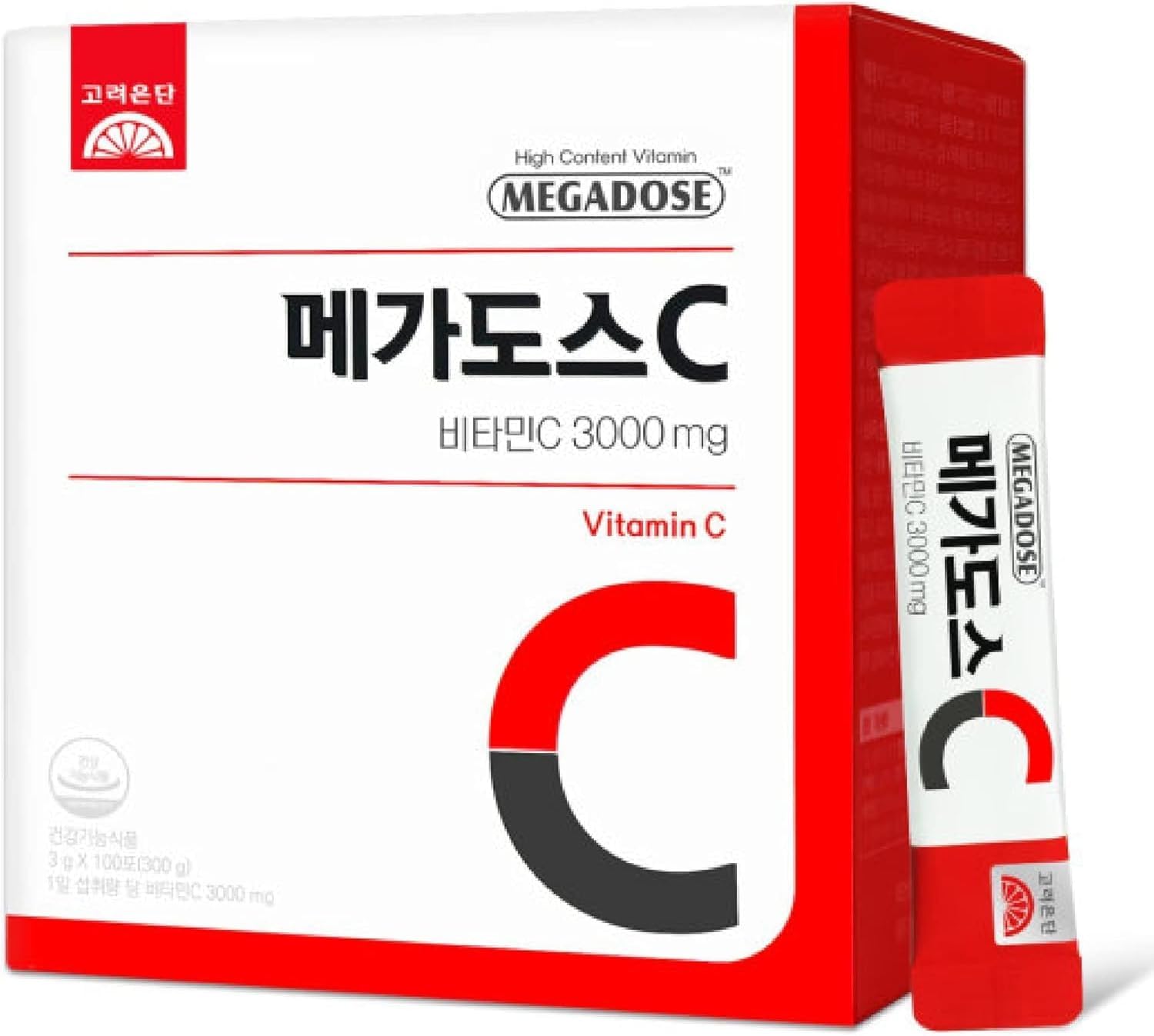 Caincosmetic MEGADOSE Vitamin C Powder 3000mg, 10.58 oz