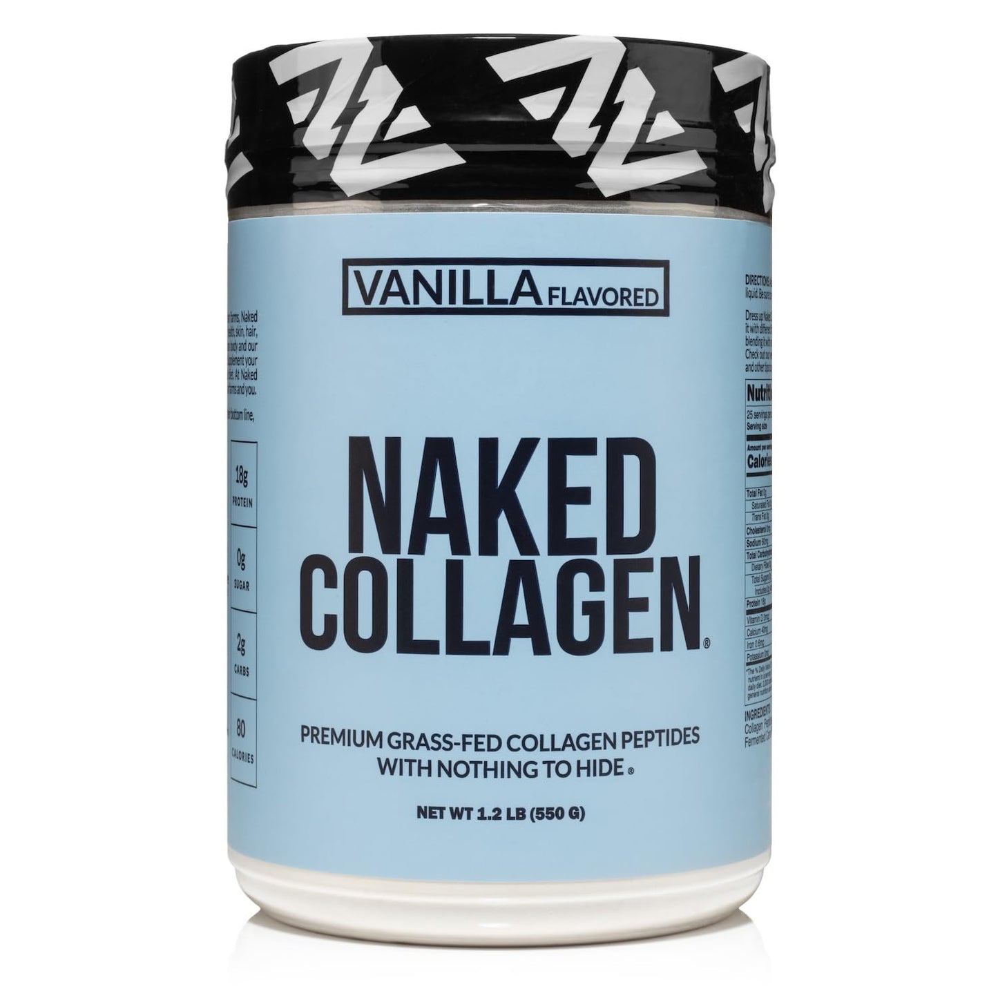 NAKED Vanilla Collagen Peptides Protein Powder, 20 Servings