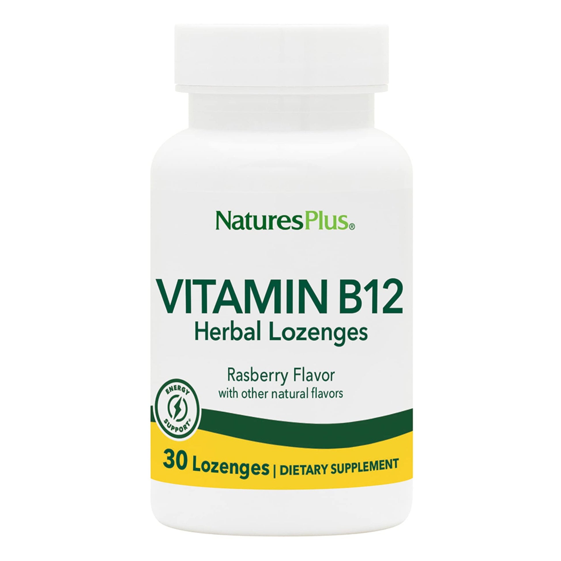 NaturesPlus Vitamin B12 1000 mcg Lozenges, 30 Count