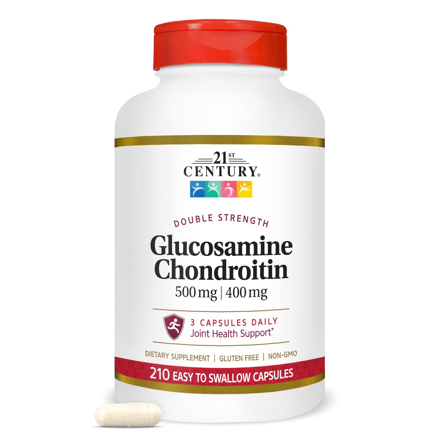 21st Century Double Strength Glucosamine Chondroitin Capsule 210 Count