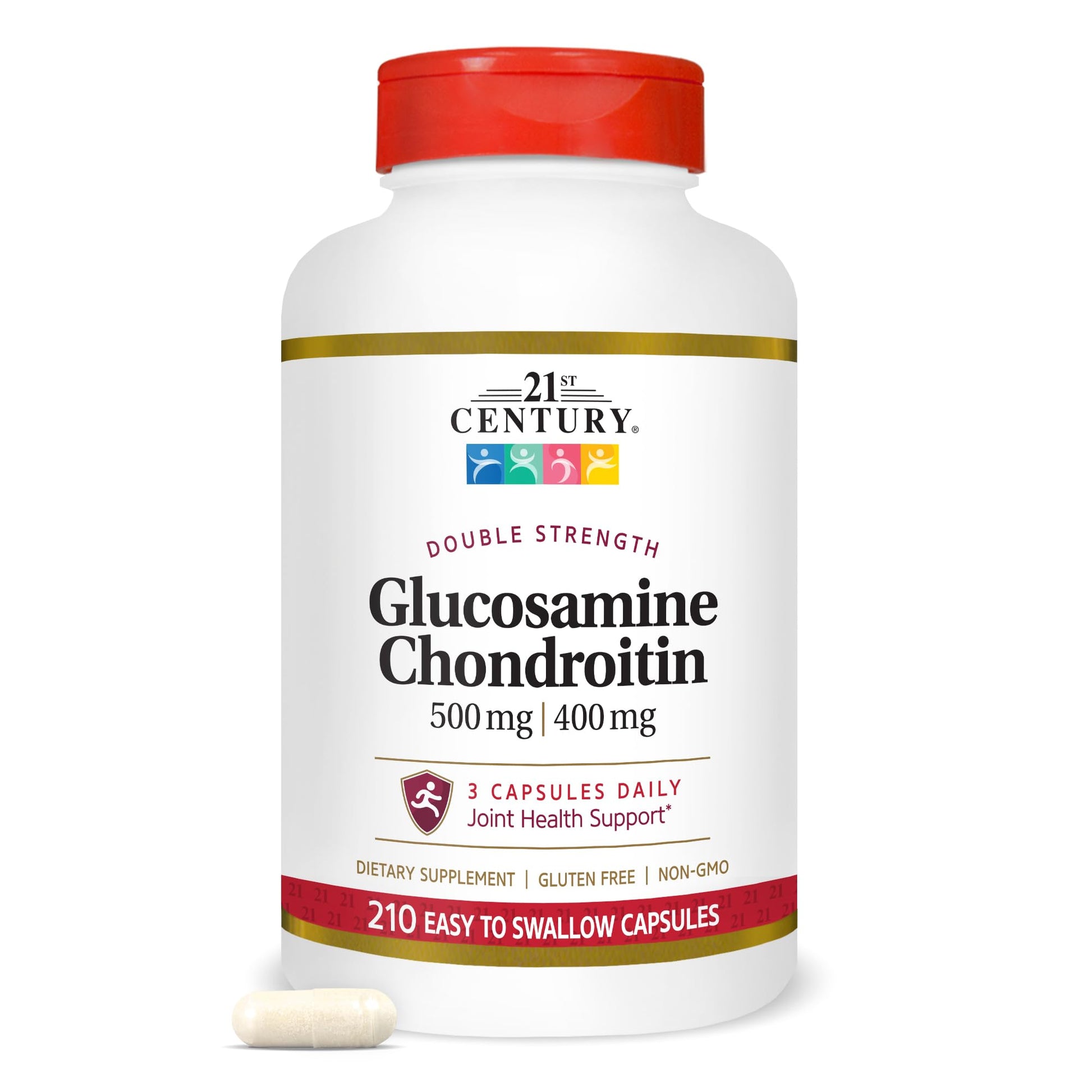 21st Century Double Strength Glucosamine Chondroitin Capsule 210 Count