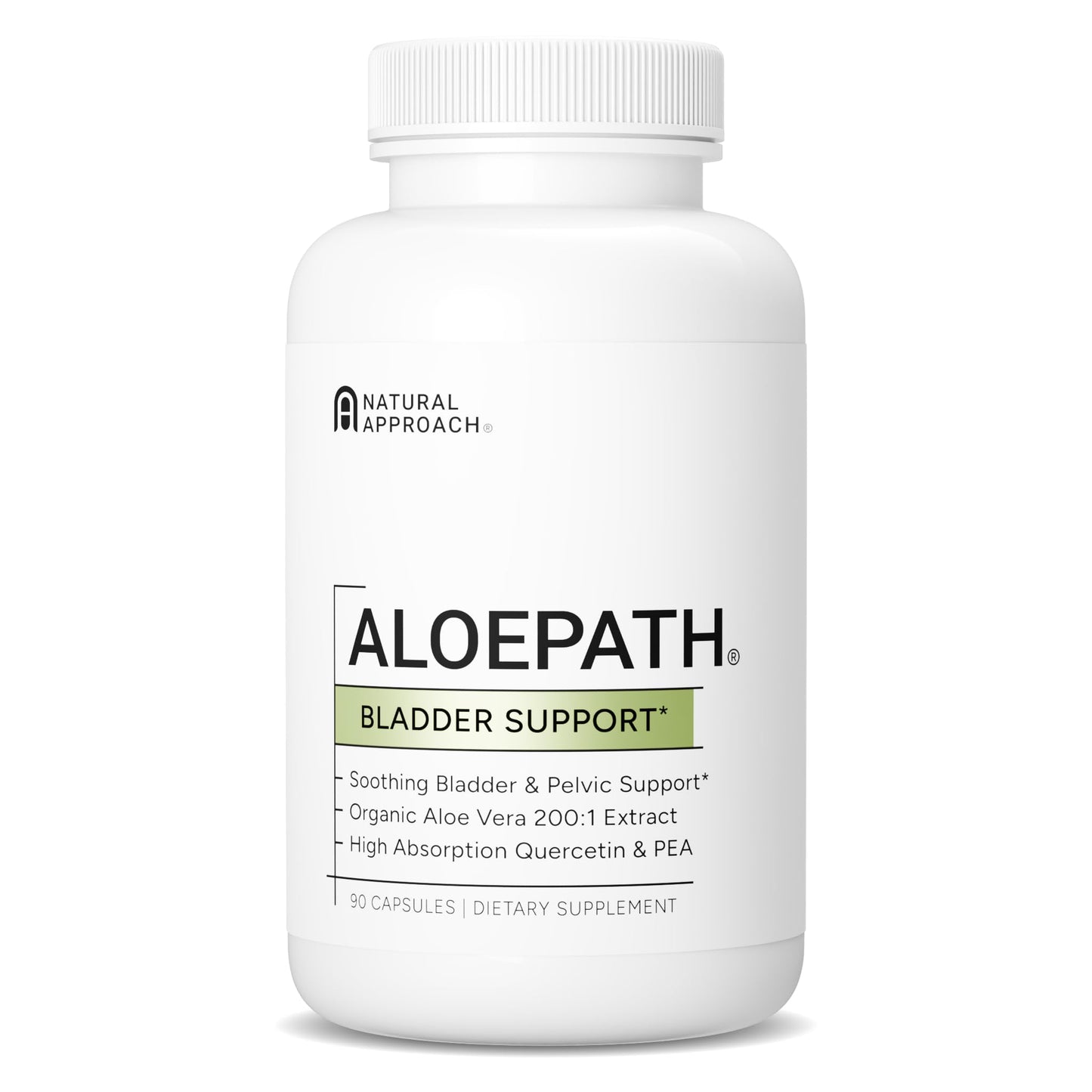 ALOEPATH Bladder Support & Pelvic Wellness Supplement with Organic Aloe Vera – Maximum Strength Formula with Quercetin, Pea & L-Arginine for Urinary Comfort, 90 Capsules