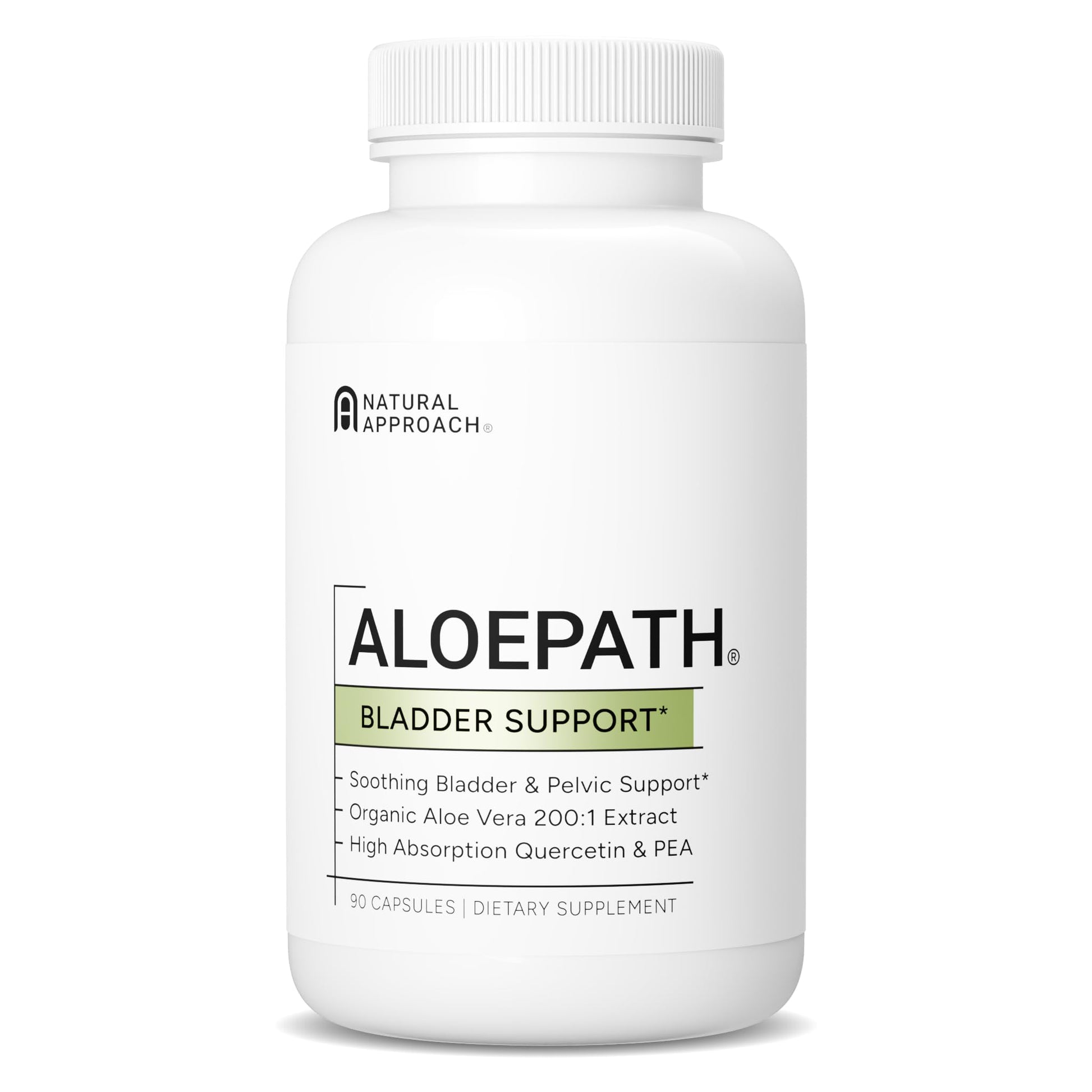 ALOEPATH Bladder Support & Pelvic Wellness Supplement with Organic Aloe Vera – Maximum Strength Formula with Quercetin, Pea & L-Arginine for Urinary Comfort, 90 Capsules