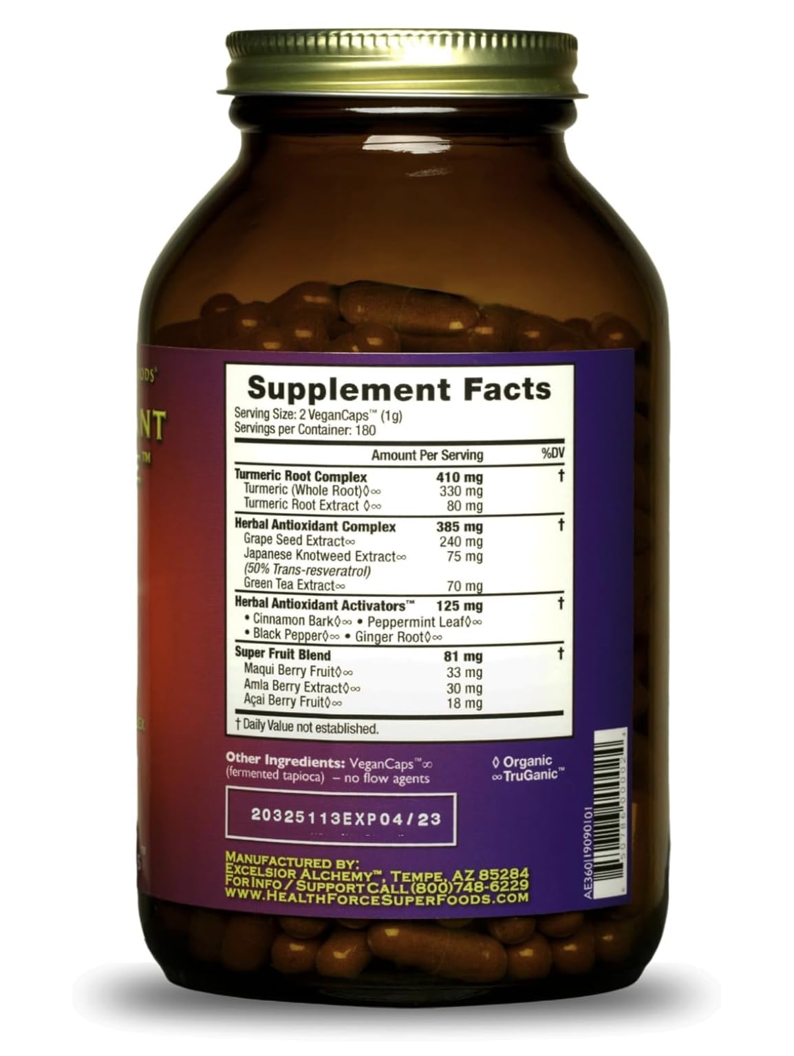 HEALTHFORCE SUPERFOODS Antioxidant Extreme Capsule 360