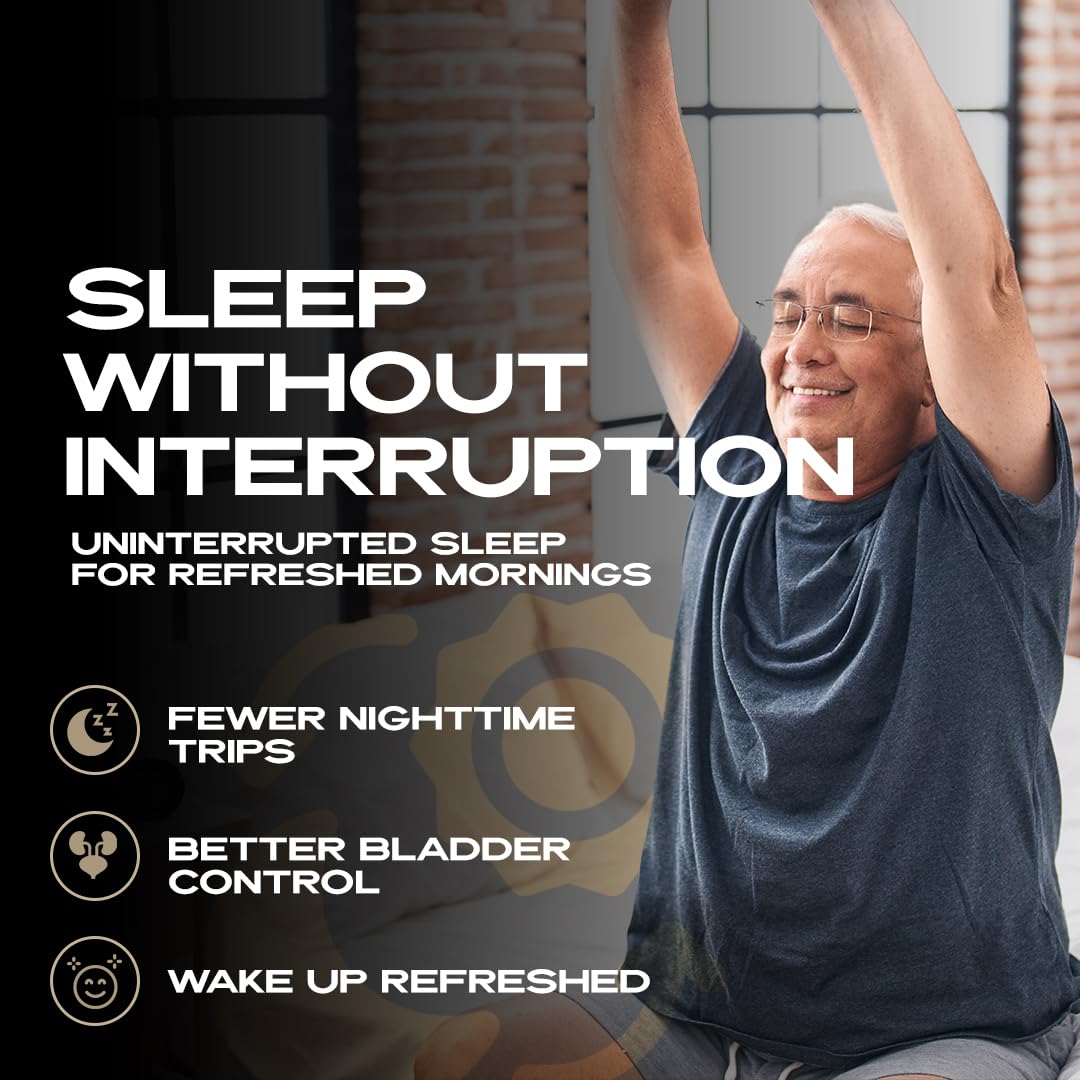 Iron Brothers Supplements Prostate Support for Men with Saw Palmetto, Pygeum & Pumpkin Seed Natural DHT Blocker, 90 Capsules