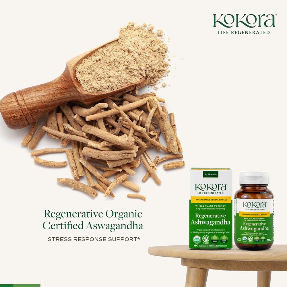 kokora Regenerative Ashwagandha Capsules 60 Count