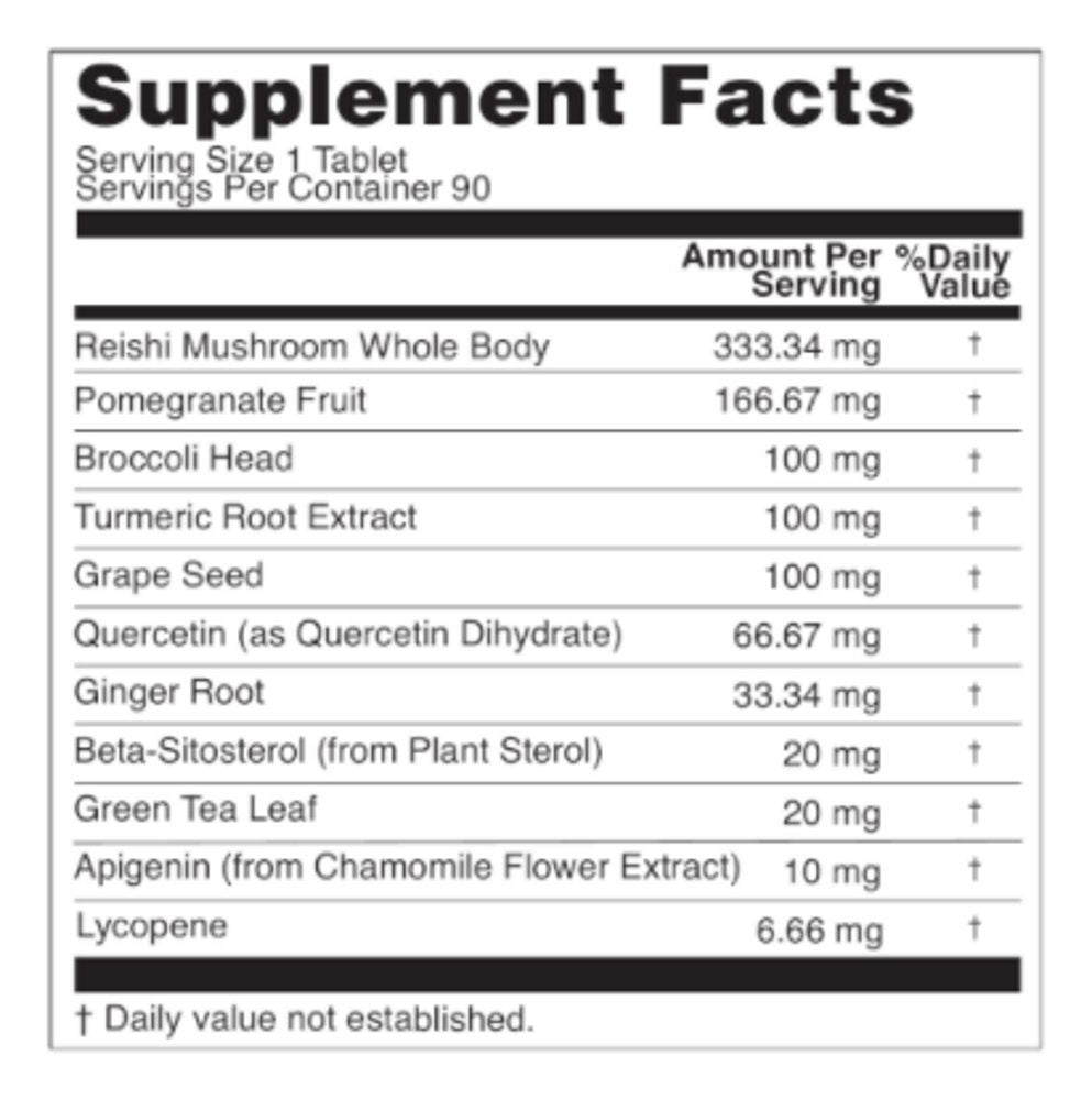 Pomoxi Prostate Health Supplement for Men 11-Ingredient Natural Blend with Green Tea, Pomegranate, Broccoli & Turmeric Antioxidant Support for Prostate Wellness Tablet 90 Count