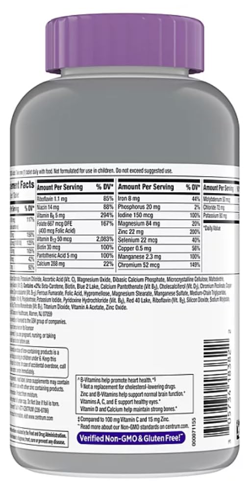 Wapira Centrum Silver Women 50 Plus Tablets 365