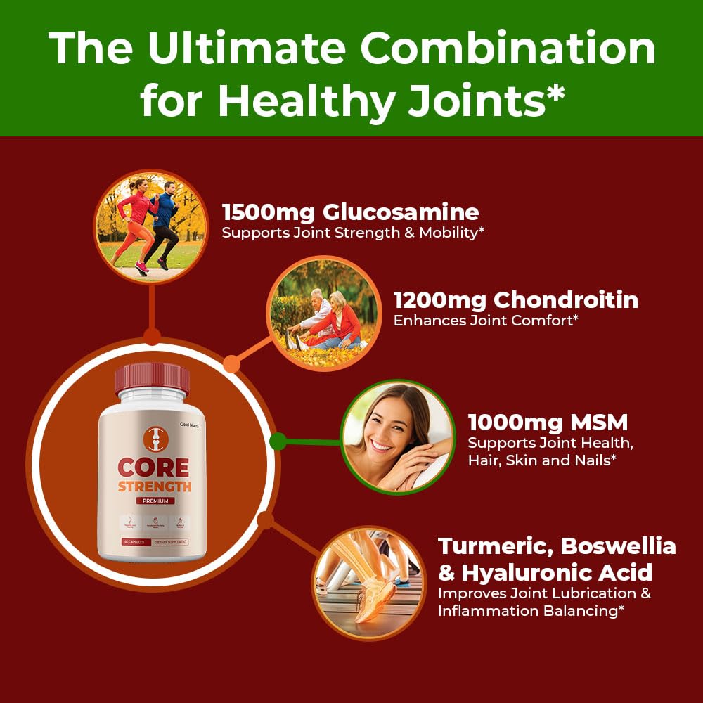 Gold Nutra Core Strength Capsule, 1 Capsule