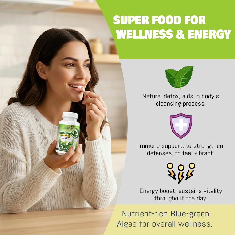 Sunshine Naturals Spirulina Tablet 60 Tablets