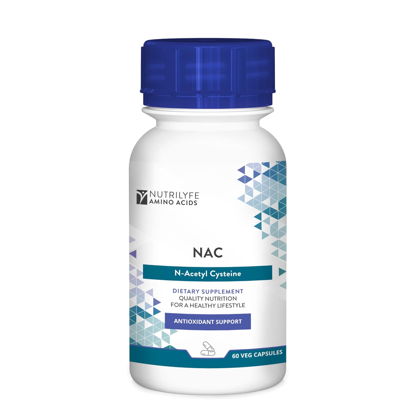 NUTRILYFE NAC (N-Acetyl Cystein) Capsule, 60 Veggie Caps