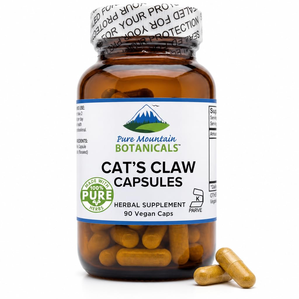 Pure Mountain Botanicals Cat’s Claw Capsules 90 Count