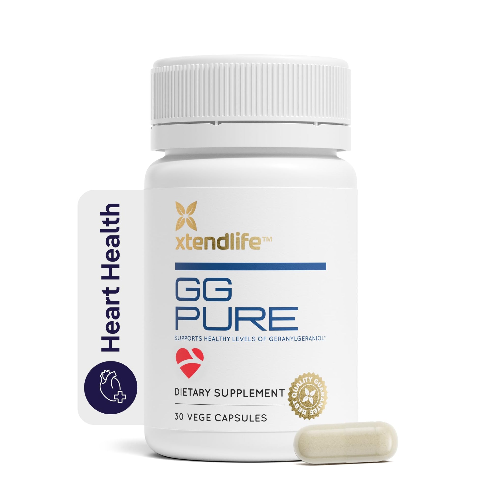 Xtendlife GG Pure Geranylgeraniol Supplement Capsule 30 Count